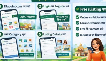 zilapoint par free listing kaise kare