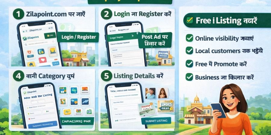 zilapoint par free listing kaise kare zilapoint par free listing kaise kare
