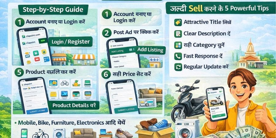 zilapoint par product kaise sell kare